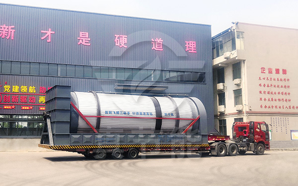 甘蔗渣烘干機運輸現場